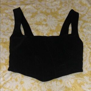 Black corse Top